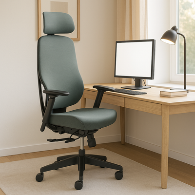 Vespa Synchro Chair with Headrest Light Grey hover image