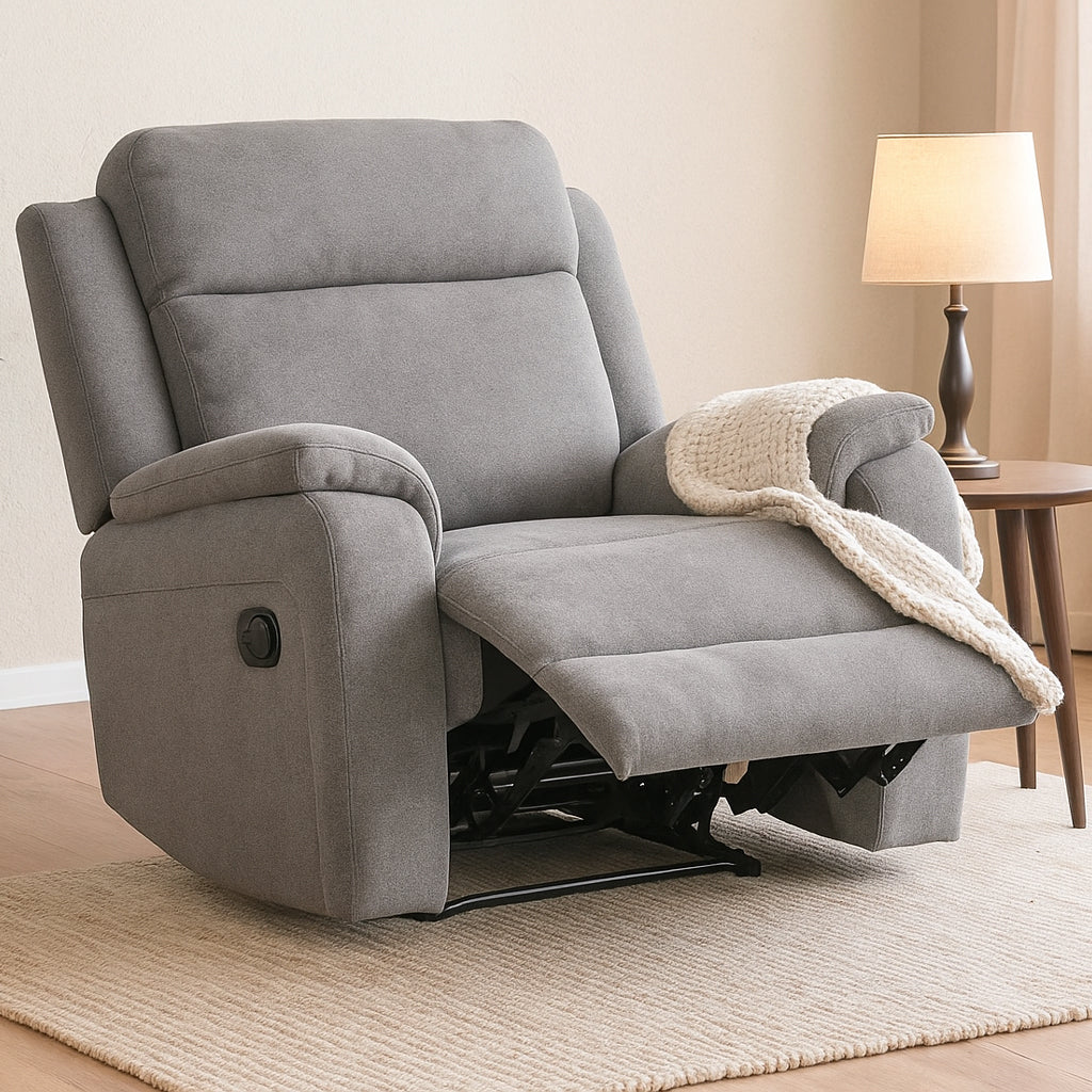 Virgo Fabric Lift Chair-Silver