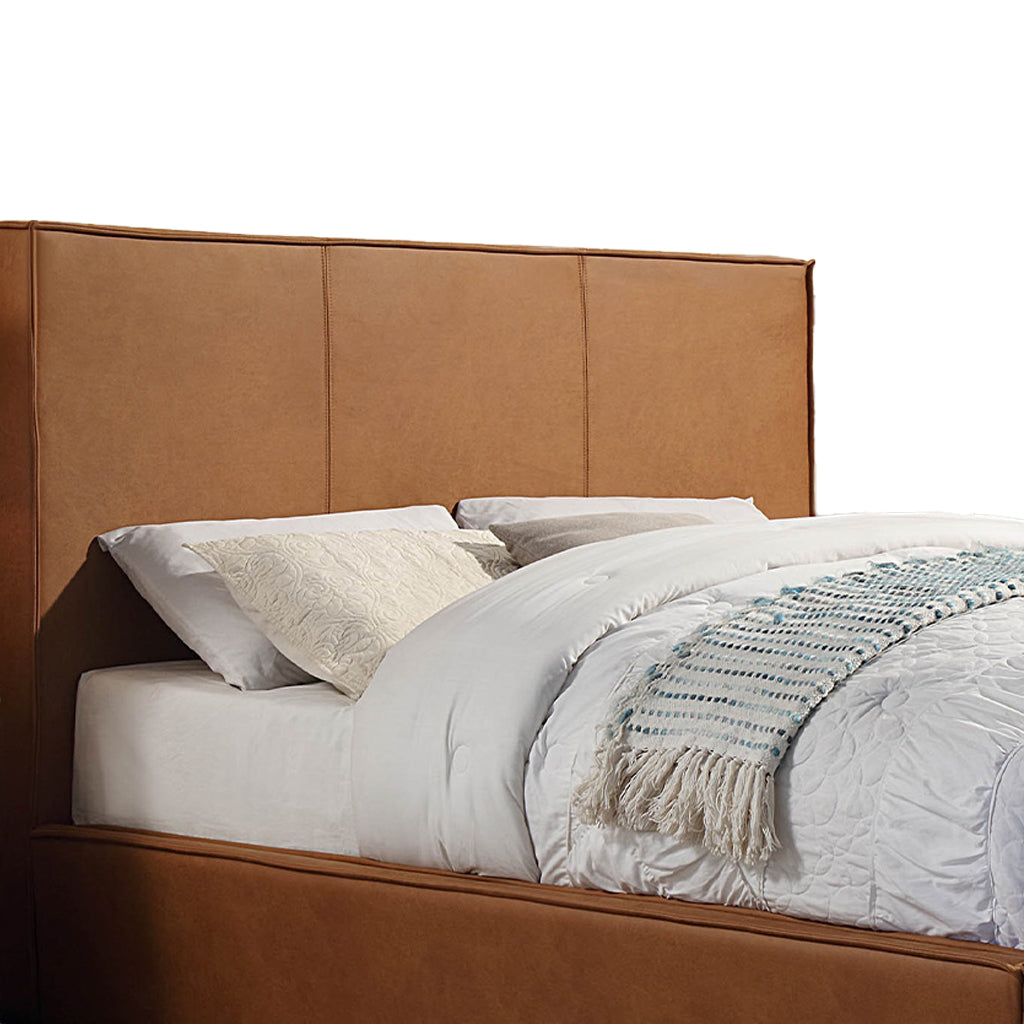 Vista Queen Bedhead Queen Size-Cognac