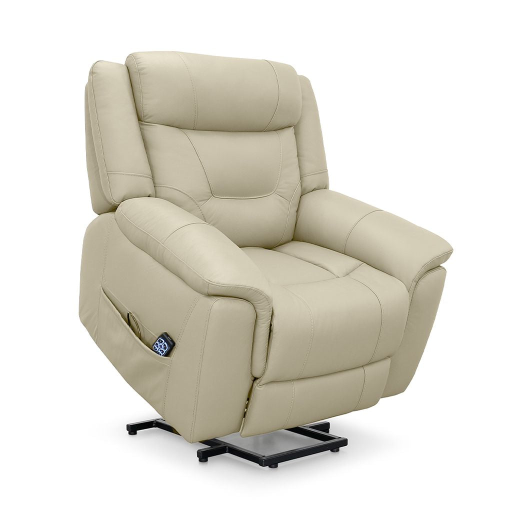Kate Leather Lift Chair-Sand