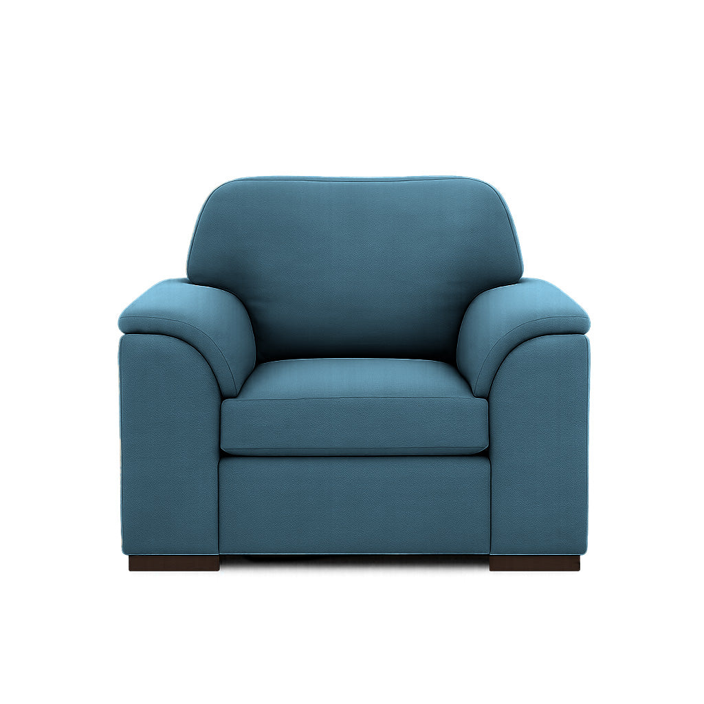 Wallacia Fabric Armchair-Ocean