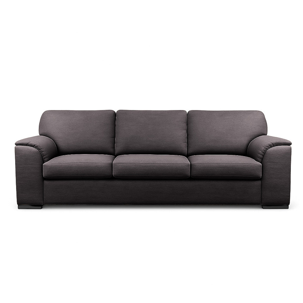 Wallacia 4 Seater Fabric Sofa-Slate