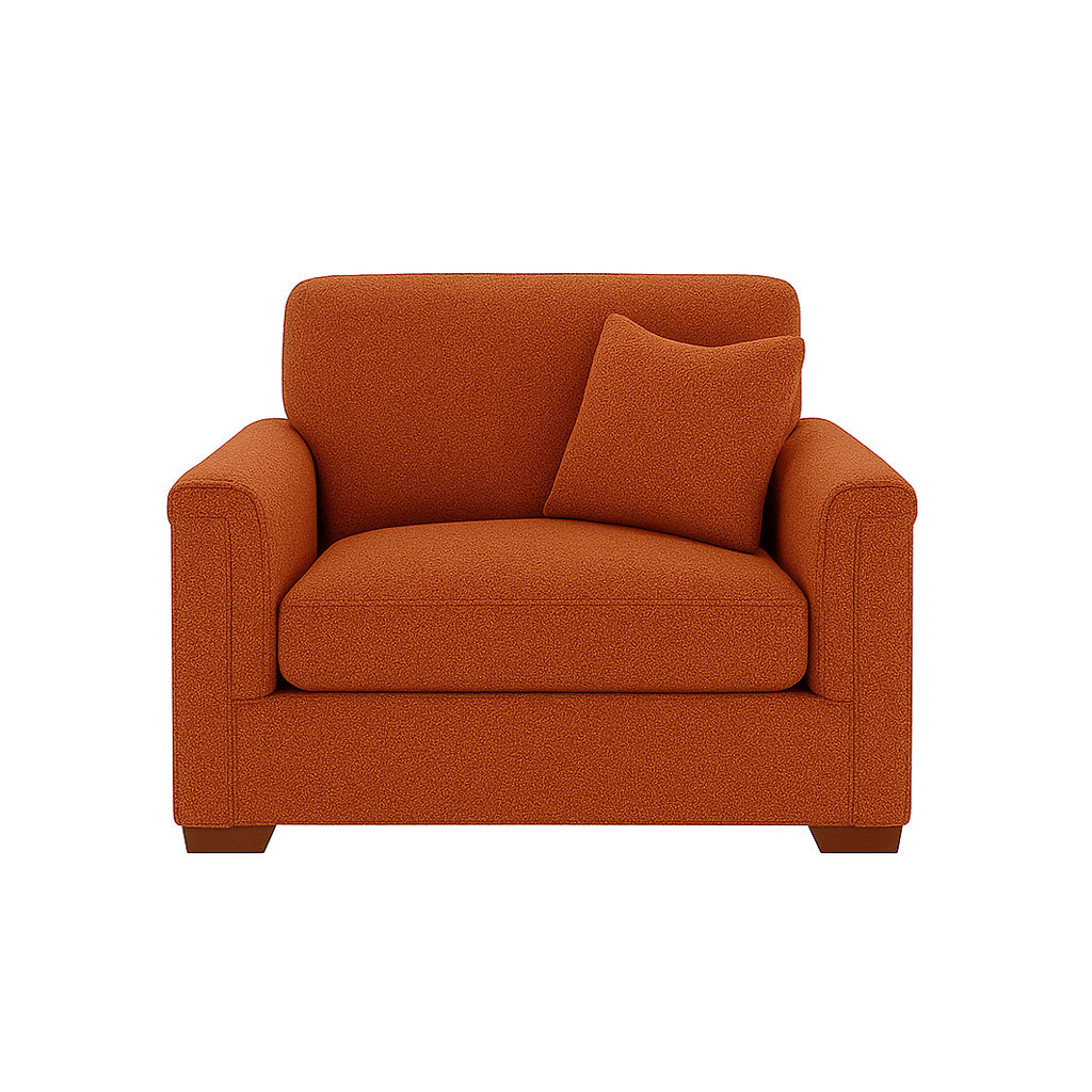 Waverton Fabric Armchair-Flame