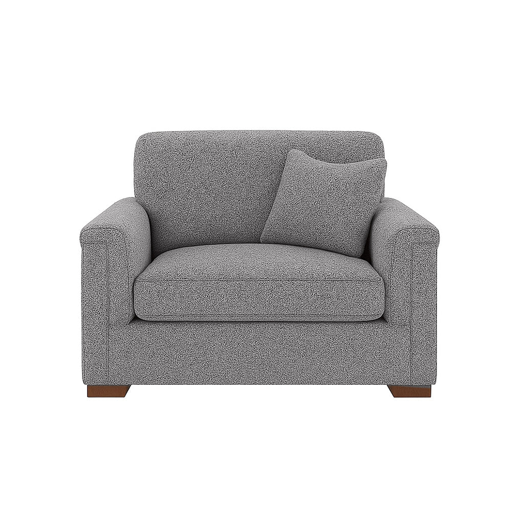 Waverton Fabric Armchair-Metal