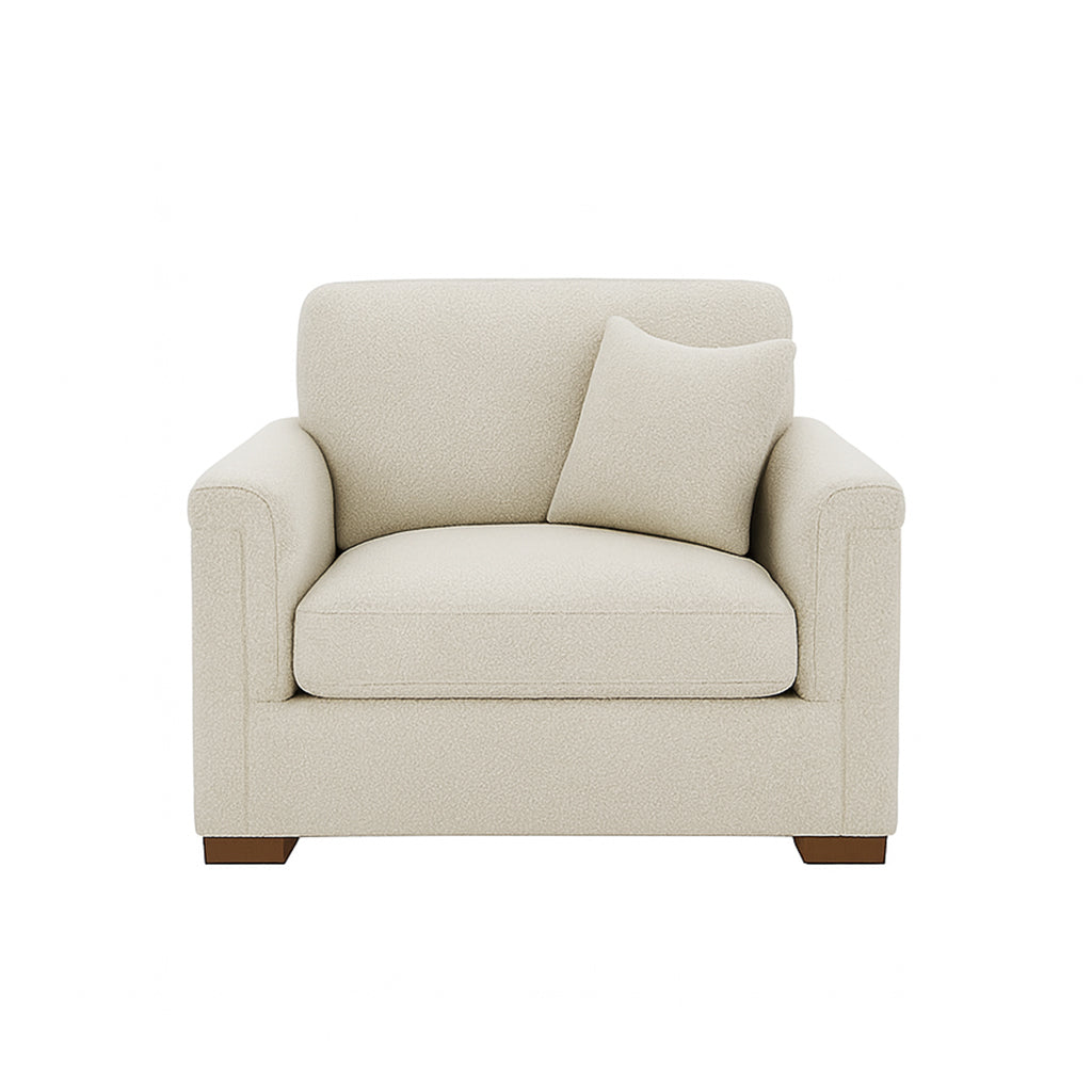 Waverton Fabric Armchair-Snow