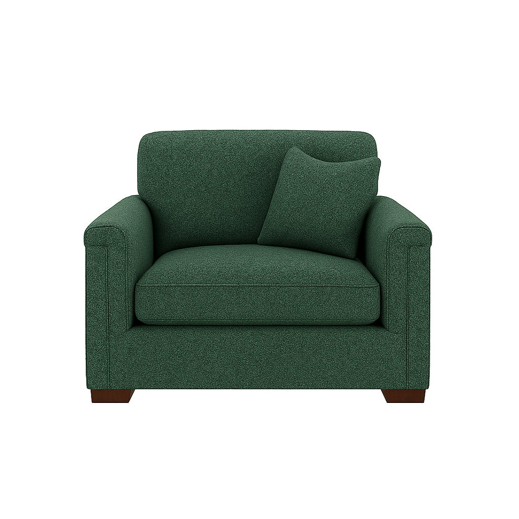 Waverton Fabric Armchair-Evergreen