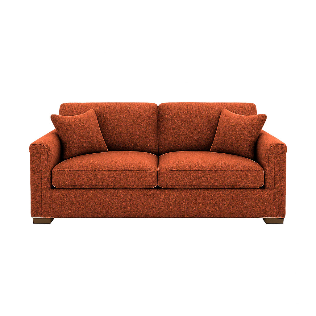 Waverton 2 Seater Fabric Sofa-Flame