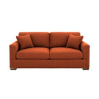 Waverton 2 Seater Fabric Sofa-Flame