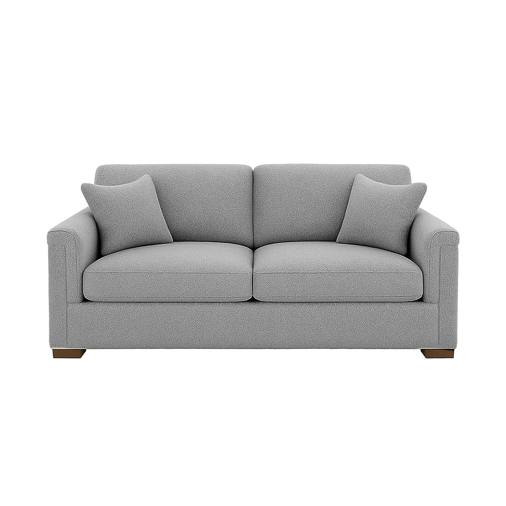 Waverton 2 Seater Fabric Sofa-Metal