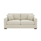 Waverton 2 Seater Fabric Sofa-Snow