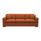 Waverton 3 Seater Fabric Sofa-Flame