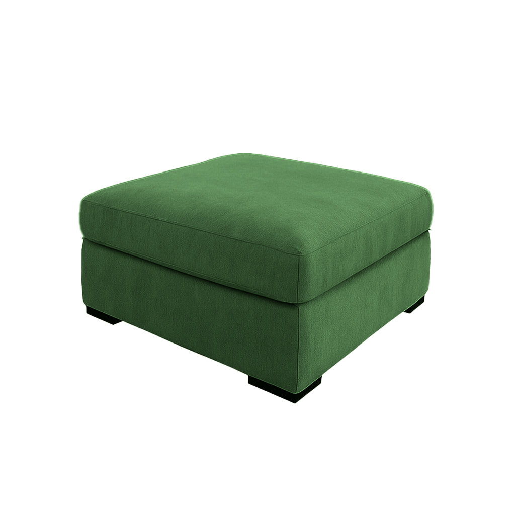 Waverton Ottoman-Evergreen