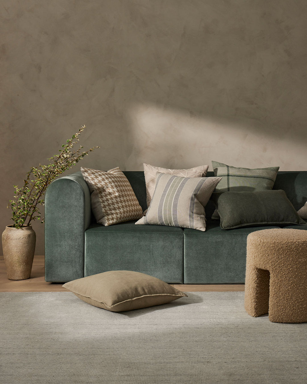 Giovanni Cushion 50cm x 50cm-Mist