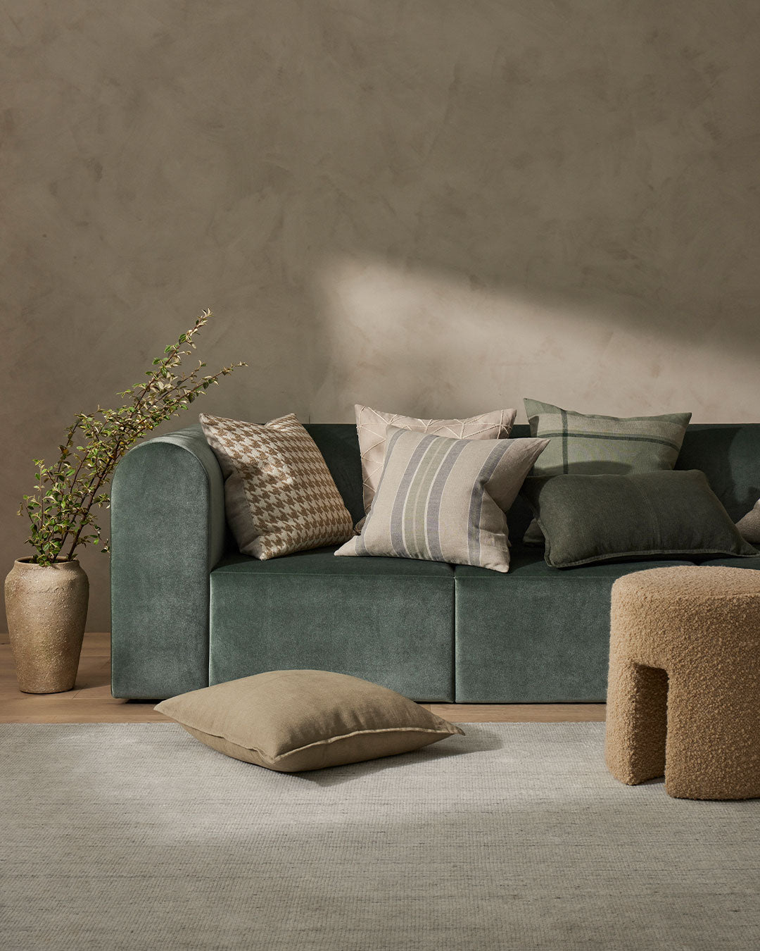 Giovanni Cushion 50cm x 50cm-Oatmeal