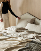 Vinnie Cushion 40 x 60cm-Glacier