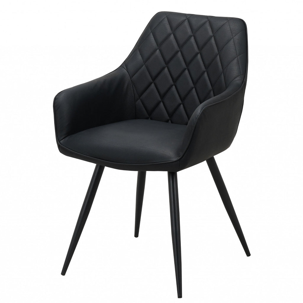 Zeus Dining Chair-Black
