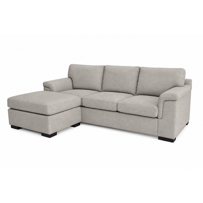 Hudson 3.5 Seater Fabric Sofa with Ottoman