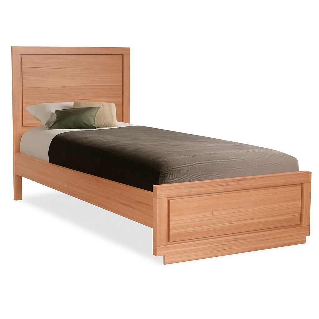 Monti King Single Bed-Natural