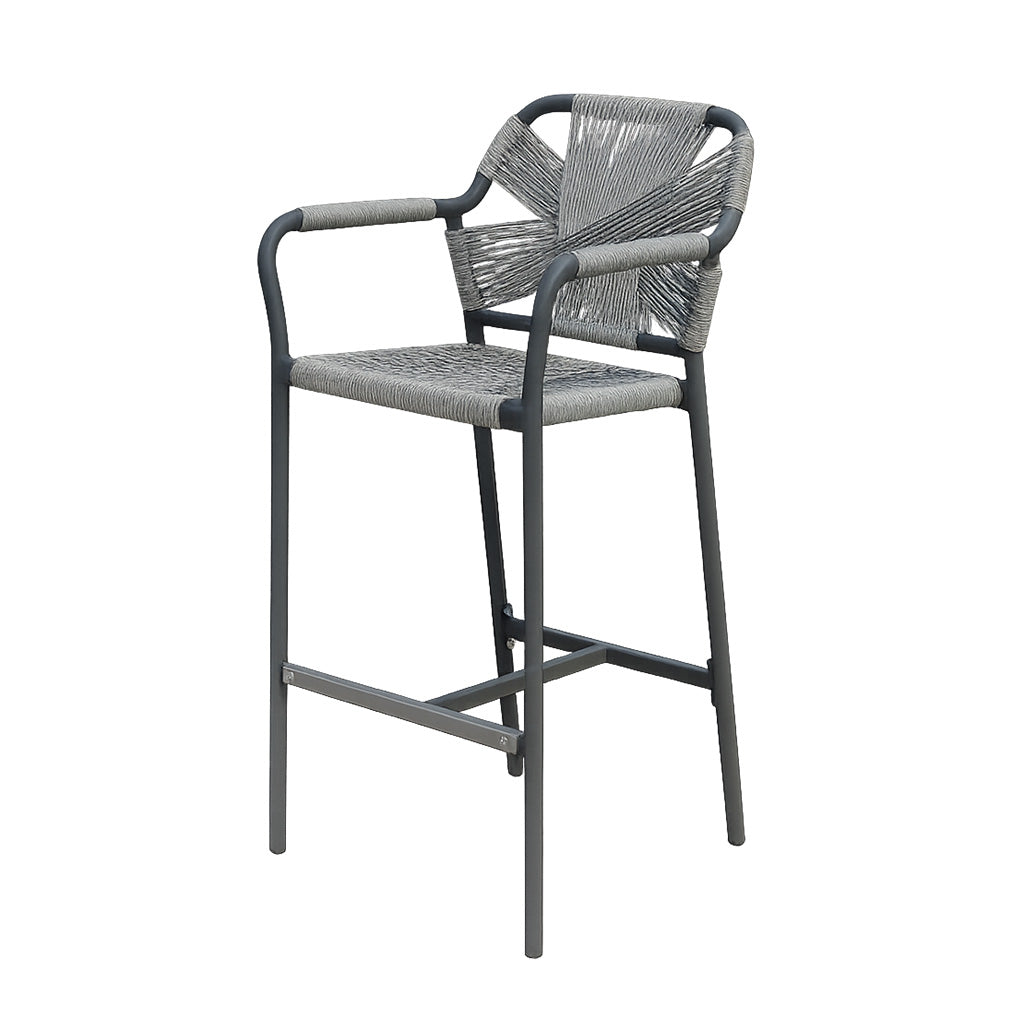 Havana Bar Chair-Dark Grey