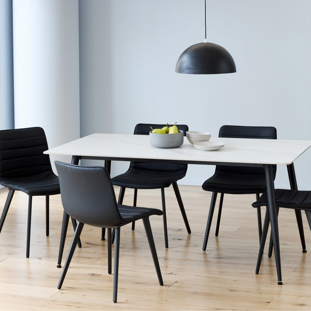 Bentley Dining Table 1600-Snow White