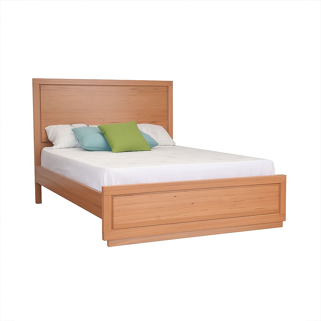 Monti Double Bed-Natural
