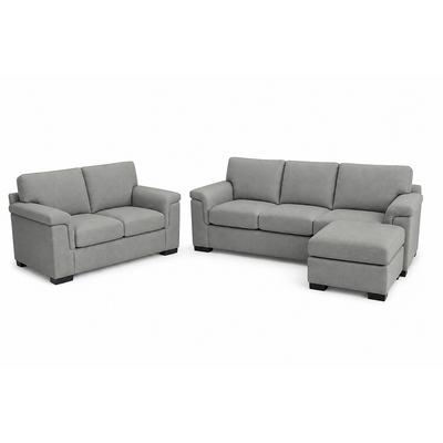Hudson Fabric Sofa Set 3.5 Seater+2 Seater+Ottoman hover image
