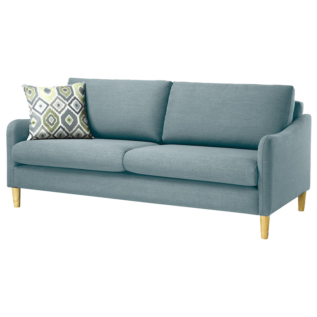 Converse 2.5 Seater Fabric Sofa-Cool Mint