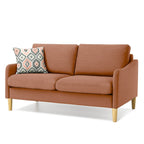 Converse 2 Seater Fabric Sofa-Coral