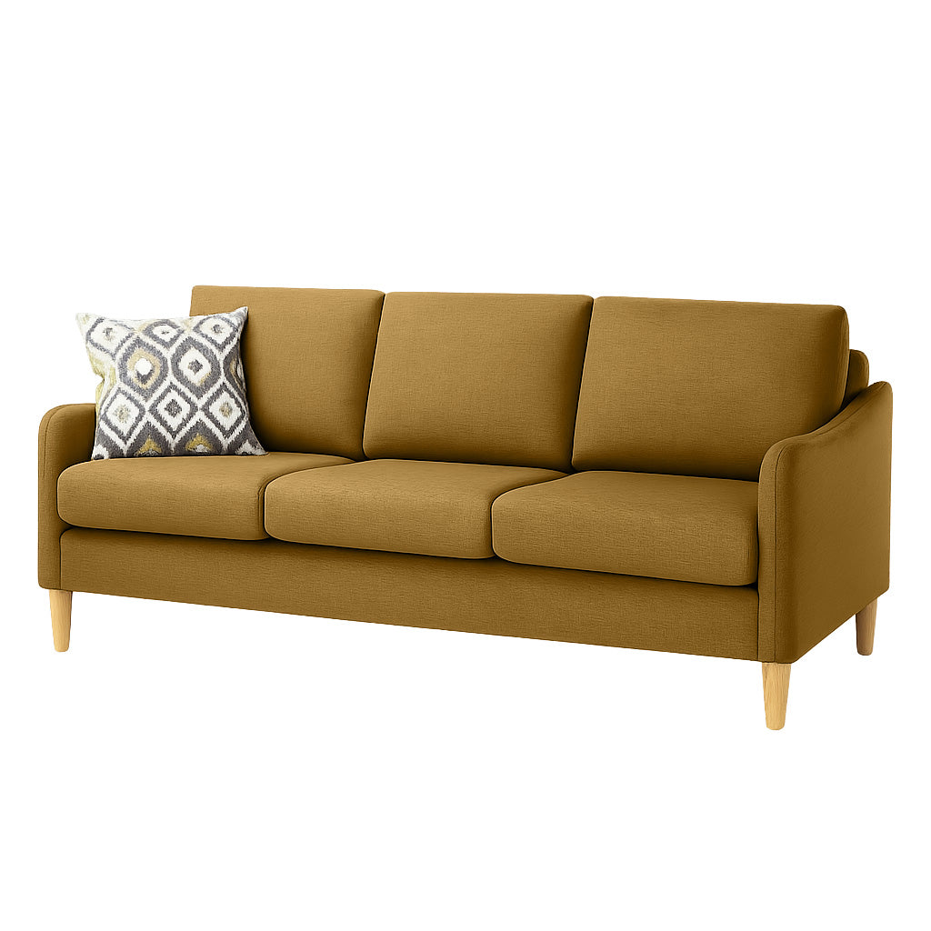 Converse 2 Piece Sofa Set 3 Seater and 2 Seater-Honey