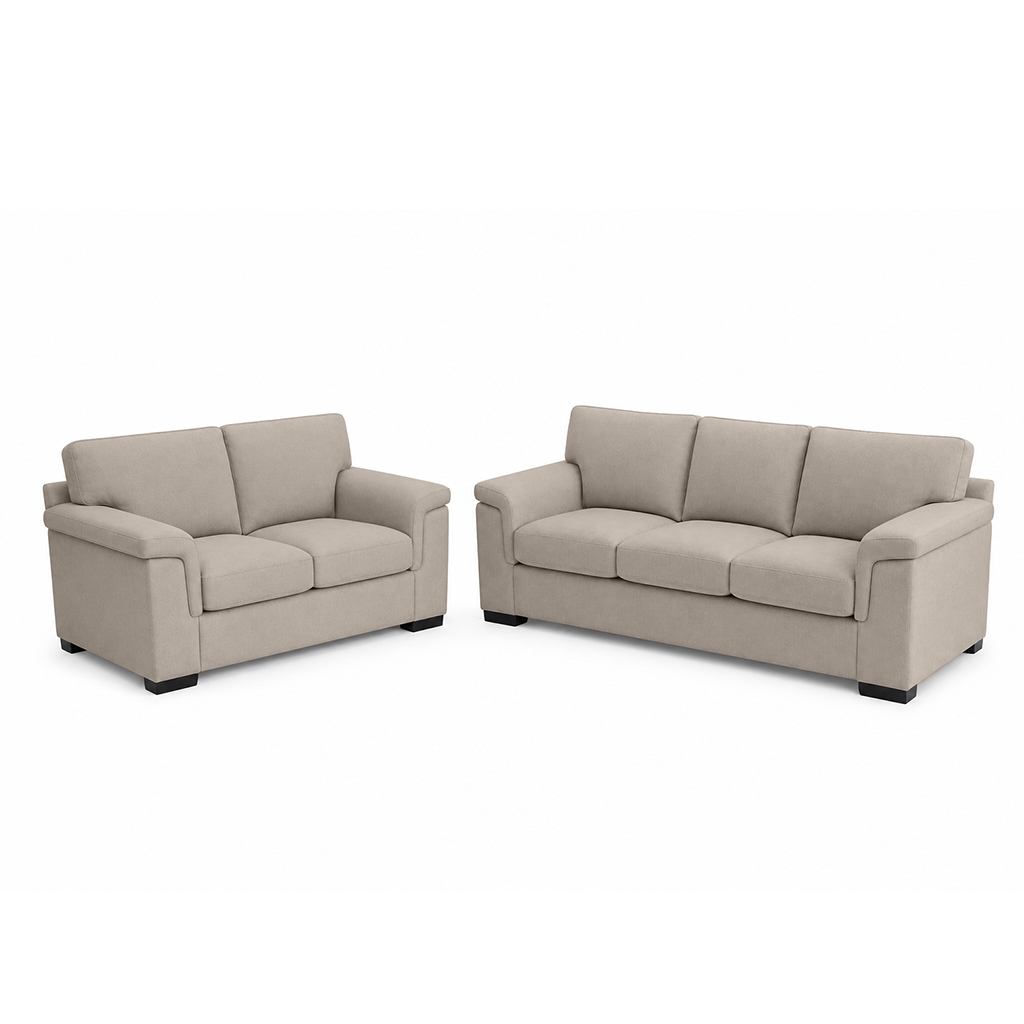Hudson Fabric Sofa Set 3.5 Seater+2 Seater