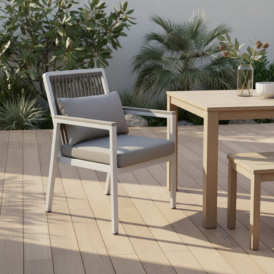 Florida Outdoor Dining Chair-White hover image