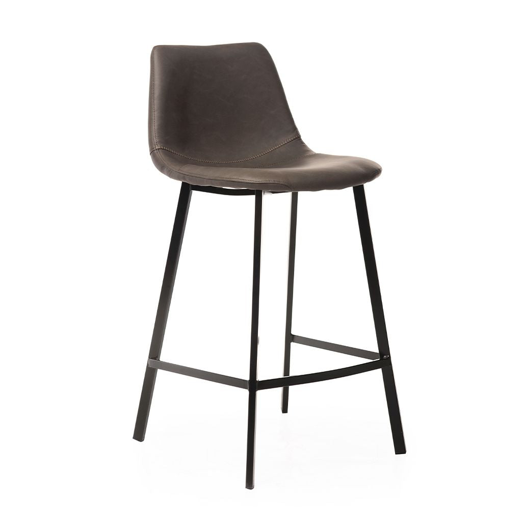 Hugo Bar Stool-Antique Grey