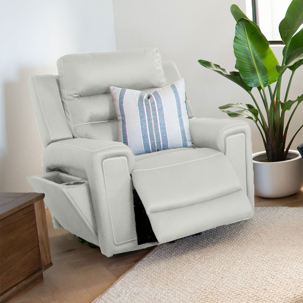 Mason Fabric Power Recliner-Carrera