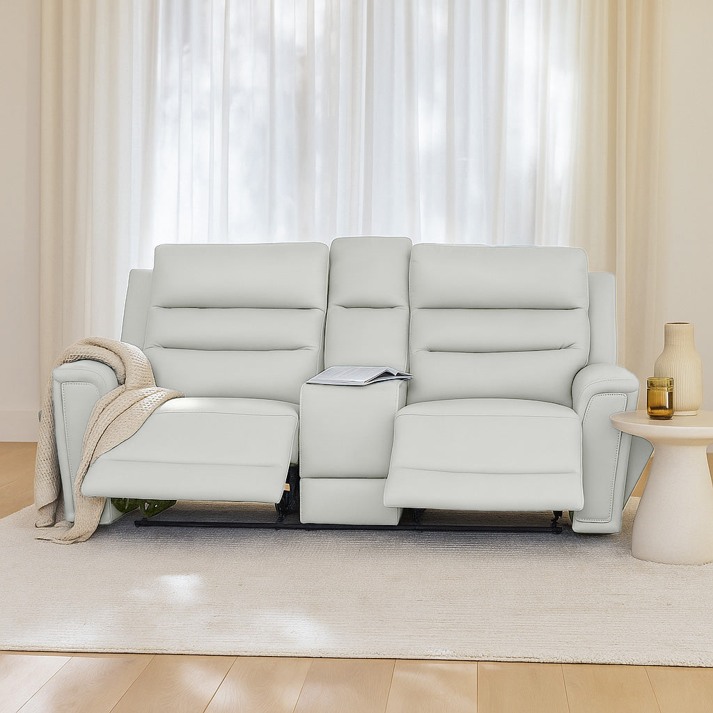 Mason 2 Seater Fabric Power Recliner-Carrera