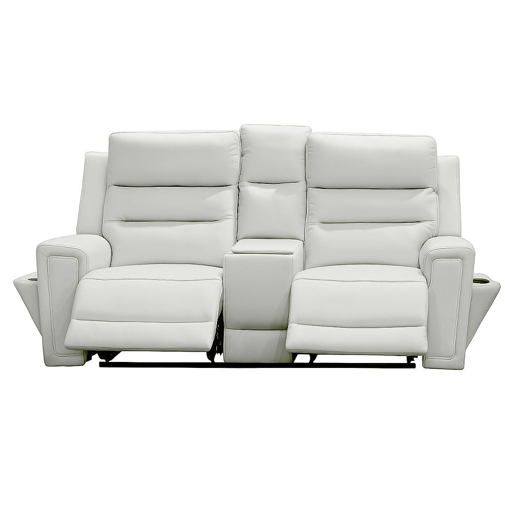 Mason 2 Seater Fabric Power Recliner-Carrera
