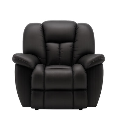 Lazboy Maverick Leather Manual Rocker Recliner