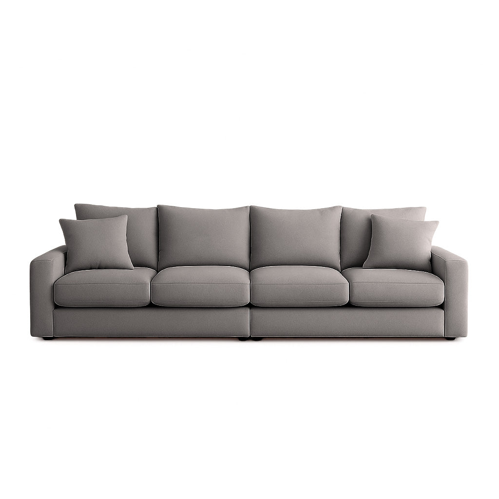Meyer 4 Seater Fabric Sofa Split Design