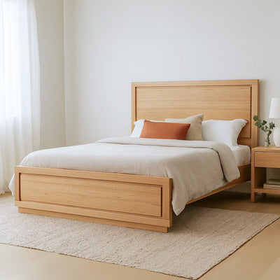 Monti Queen Bed-Natural hover image