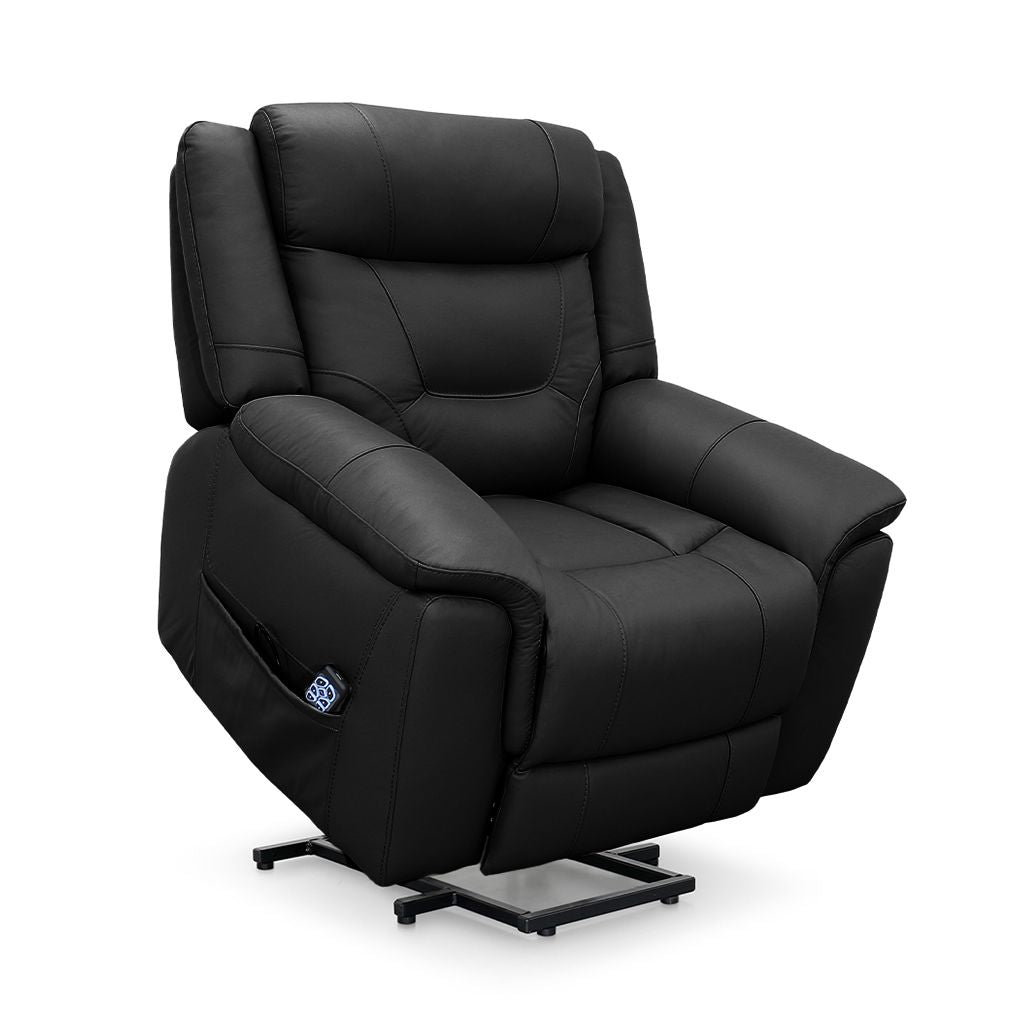 Kate Leather Lift Chair-Black