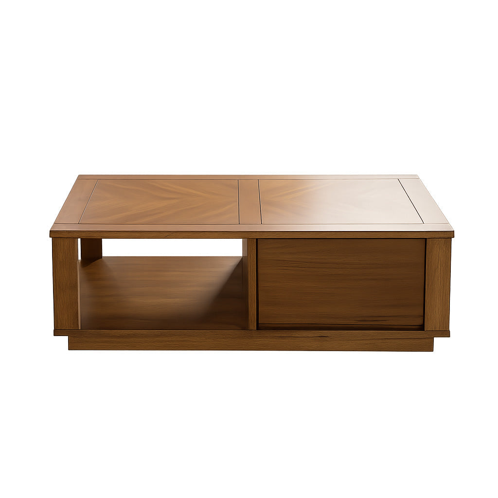 Parquetry Coffee Table-Smoke