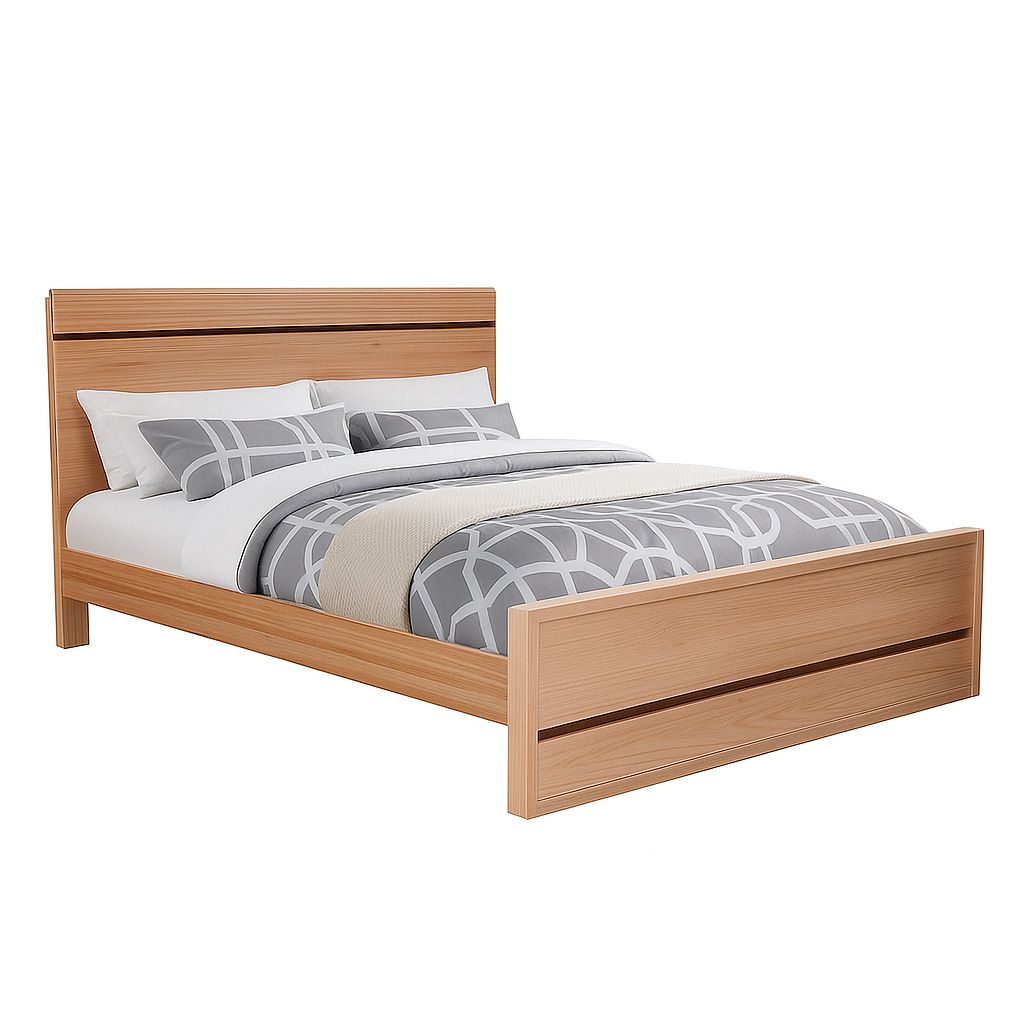 Sierra King Bed-Natural