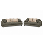 Noosa 2 Piece Sofa Set Scatter Back Design-3 Seater+2 Seater