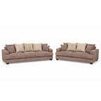 Noosa 2 Piece Sofa Set Scatter Back Design-3 Seater+2 Seater