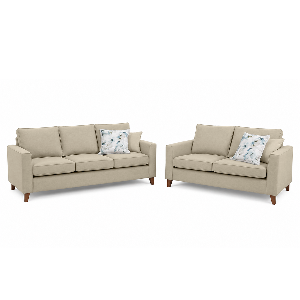 Kitty 2 Piece Fabric Sofa Set-3 Seater+2.5 Seater
