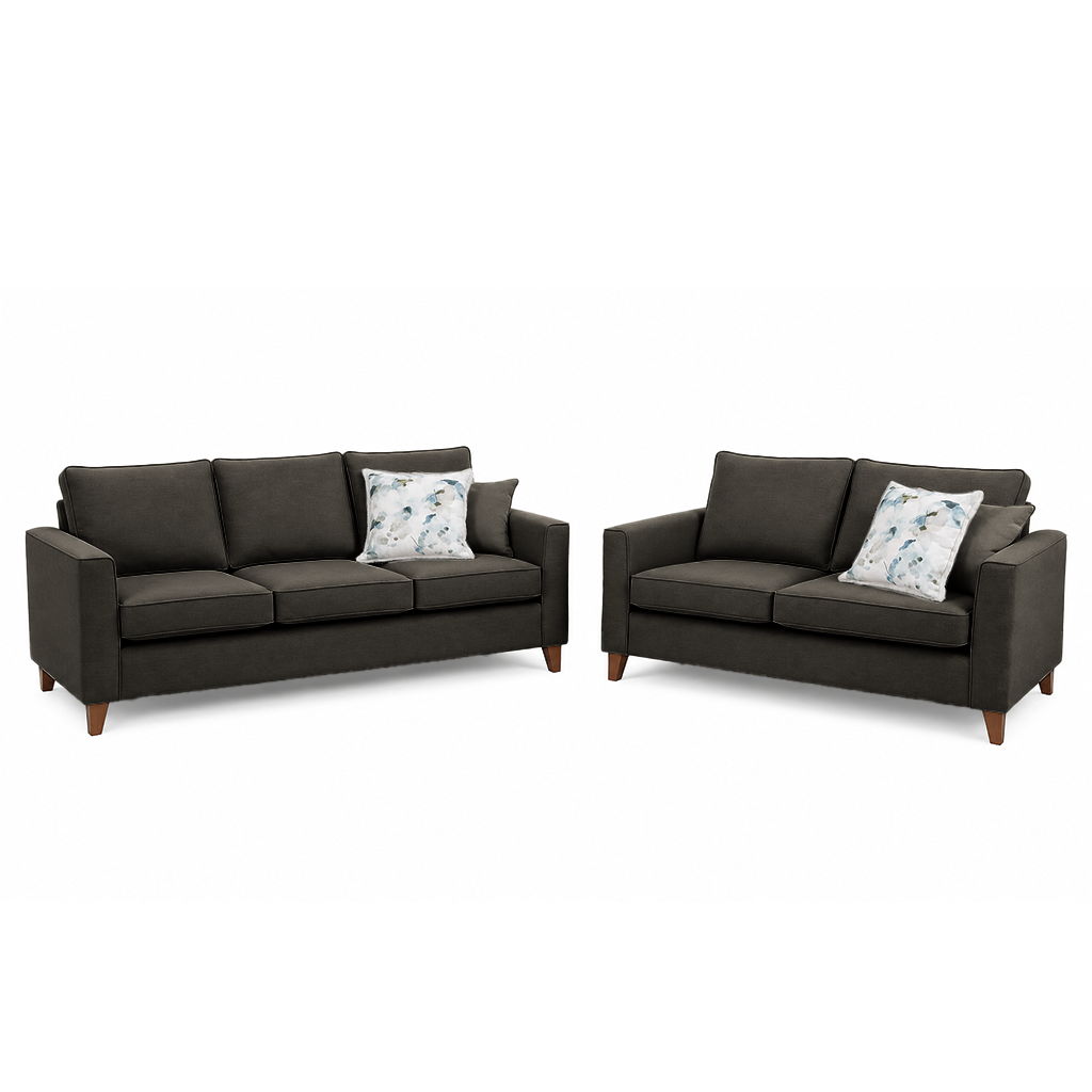 Kitty 2 Piece Fabric Sofa Set-3 Seater+2.5 Seater