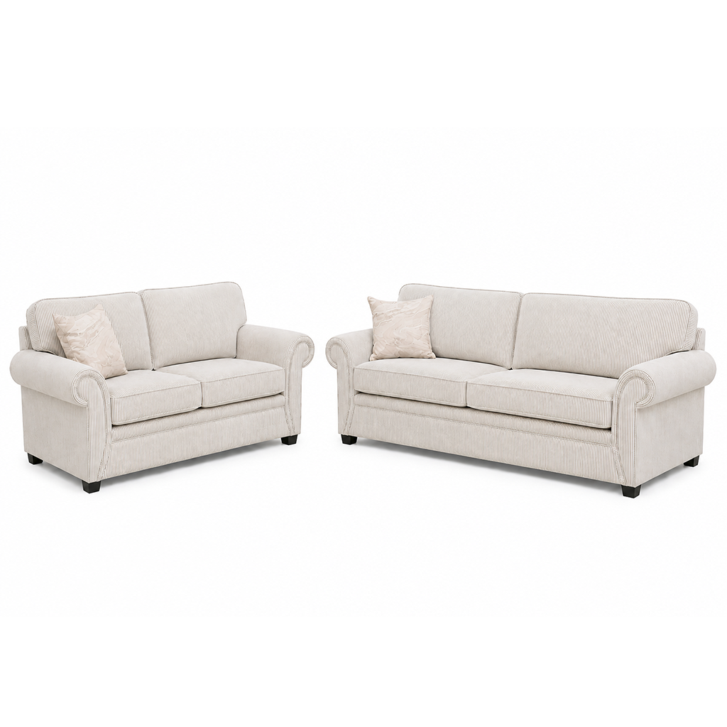 Hamilton 2 Piece Fabric Sofa Set