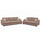 Noosa 2 Piece Sofa Set Block Back Design-3 Seater+2 Seater