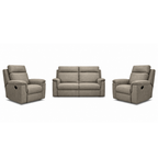 Monaro 3 Piece Fabric Manual Recliner Suite-2.5 Seater+2 Recliners