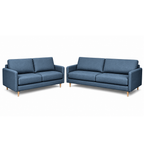 Mildura 2 Piece Fabric Sofa Set-3 Seater+2.5 Seater
