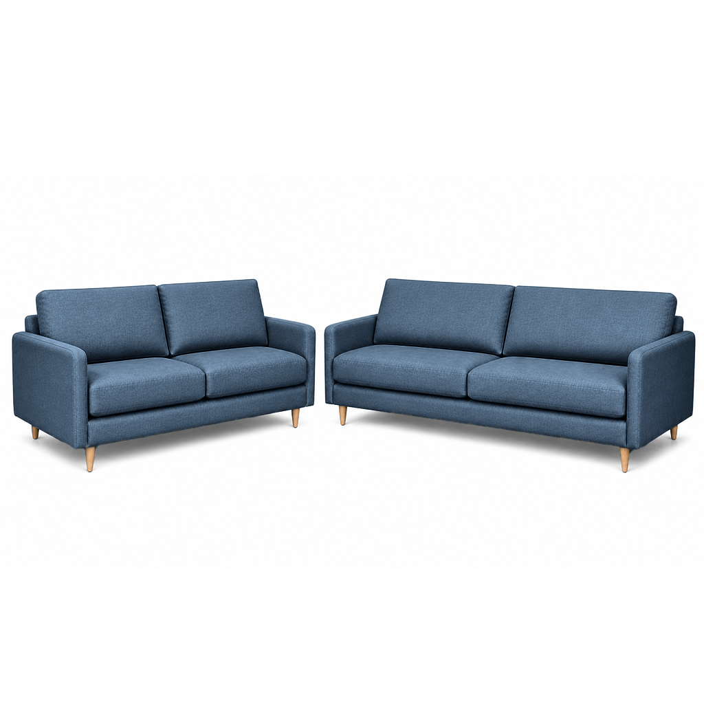Mildura 2 Piece Fabric Sofa Set-3 Seater+2.5 Seater